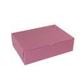 Boxit Boxit 14"x10"x4" Strawberry Pink 1 Piece Bakery Cornerlock Box, PK100 14104B-195